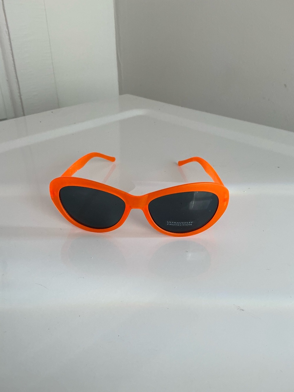 Orange retro sunglasses